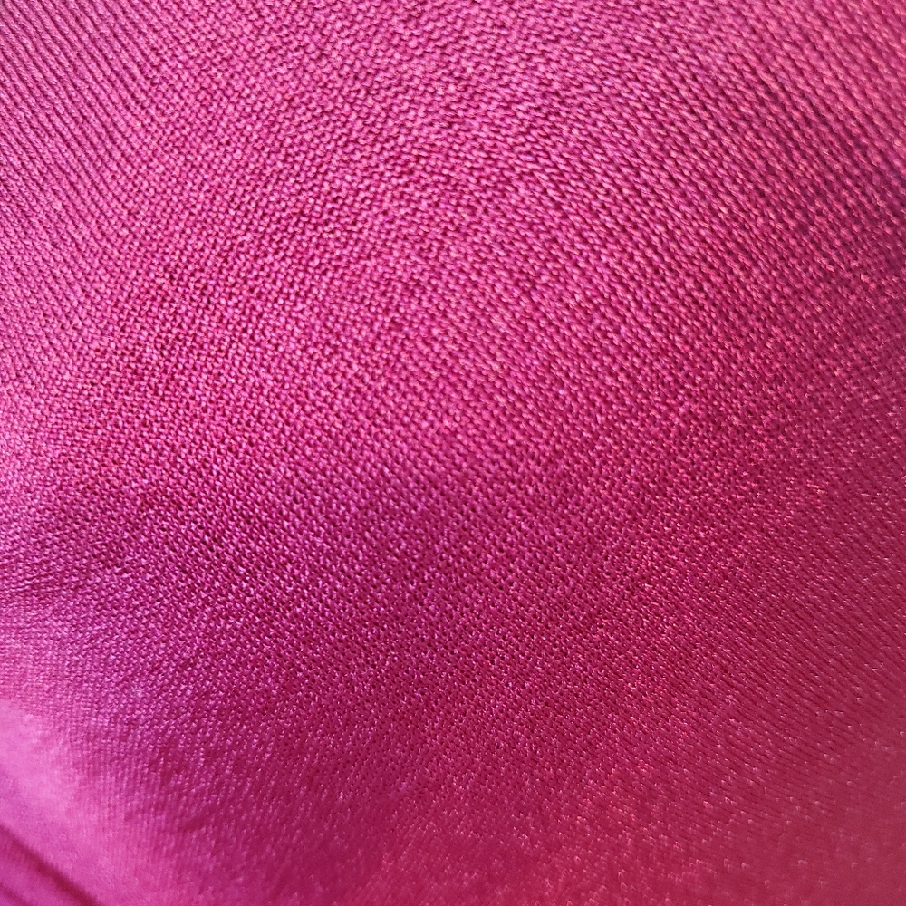 Vintage 70s Union Made Wine Color Evening Gown - Picture 6 of 11